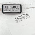 Self Inking Modern Address Stamps | Custom Return Address Stamper by 904Custom