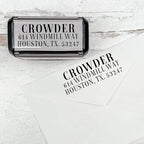 Self Inking Modern Address Stamps | Custom Return Address Stamper by 904Custom