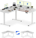 FLEXISPOT 63" L Shaped Standing Desk by FlexiSpot
