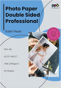PPD Double Sided Photo Paper, Satin Pearl Brochure Paper 11 x 17 by PhotoPaperDirect