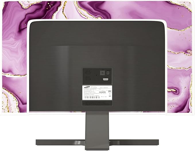 Baocicco Violet Gold Marble Waterproof Weatherproof and Dust-Proof TV Screen - Image 5