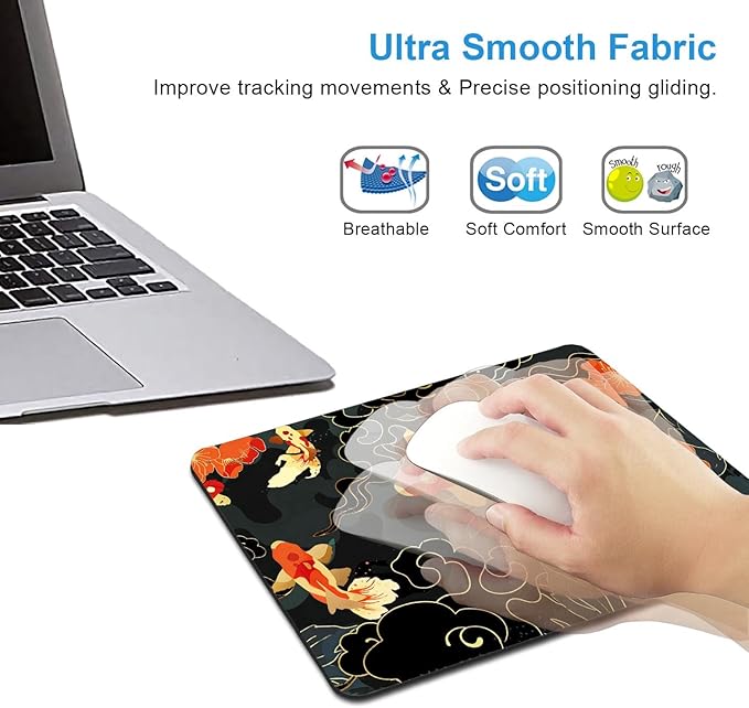 IMAYONDIA Japanese Koi Mouse Pad, Anime Mousepad - Image 4