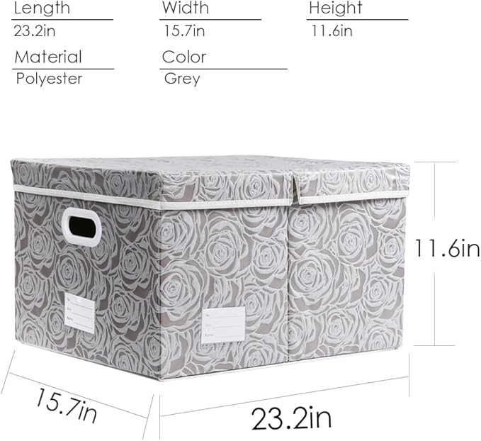 PRANDOM Jumbo Collapsible Storage Boxes - Image 4