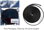 25ft - 1 inch PET Expandable Braided Sleeving – Black – Alex Tech Braided Cable - Image 6