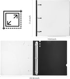 WOT I 4-Pack Telescoping 3 Ring Binder 1 Inch, Expandable Flexible Binder - Image 7