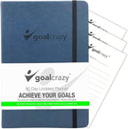 Undated Daily Planner to Achieve Your Goals 2025-2026 by GoalCrazy