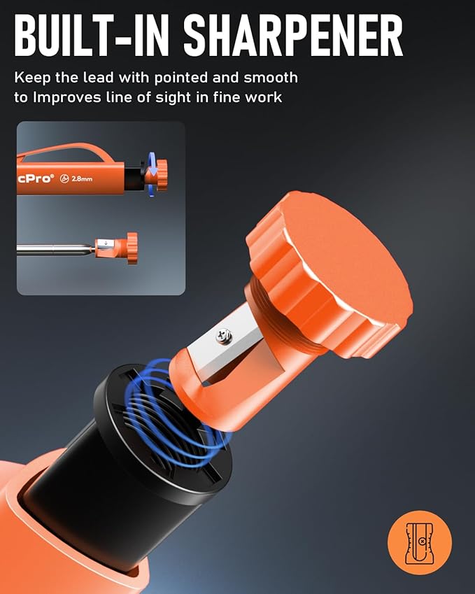 Nicpro Upgraded 3-IN-1 Carpenter Pencils - Image 3