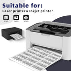 POLYSELLS 1" x2-5/8 Self Adhesive Address Labels, 30UP Blank Shipping Labels - Image 4
