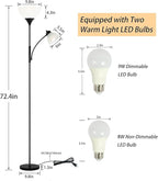 RISLG Floor Lamp, Dimmable Standing lamp, Stepless Dimming Brightness, Included - Image 5