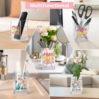 Vgrti Just breathe 2 Pack Acrylic Cosmetic Pencil Pen Holder Cup, Hope - Image 6