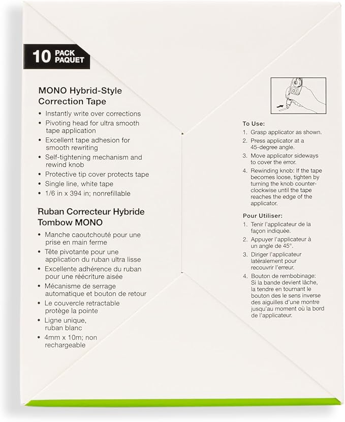 Tombow 68721 MONO Hybrid Correction Tape - Image 3