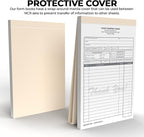 Custom 5.5" x 8.5" Carbonless NCR Books in 2-Part Duplicate Invoices, Work - Image 3