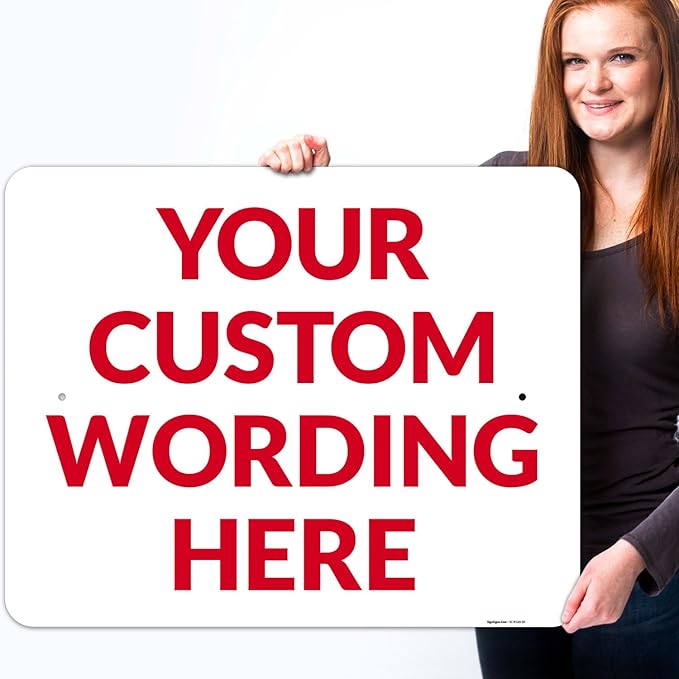 Custom Sign, Personalized Metal Signs, Customize - Image 2