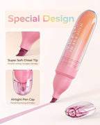 Four Candies 8 Pcs Highlighters Assorted Colors, Cute Pastel Highlighter Set - Image 3