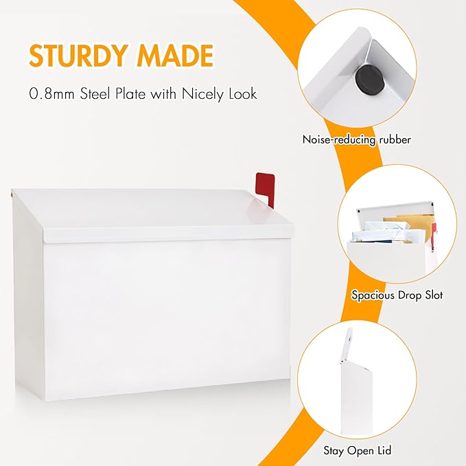 Wall Mount Mailbox for Outside - Image 4