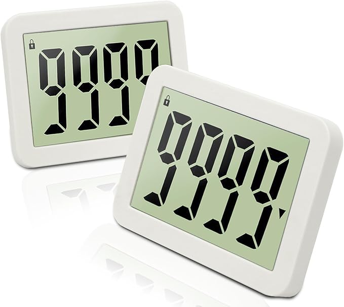 2-Pack QINFIEY Digital Countdown Days Timer Electronic 9999-Days Timer by MakeYourLifeBetter