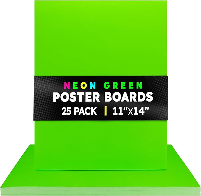Hygloss Medium Poster Board 11x14 by HyglossProductsInc