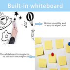 Lockable Dry Erase Board 36x24 Inches Enclosed Bulletin Boards White Board - Image 4