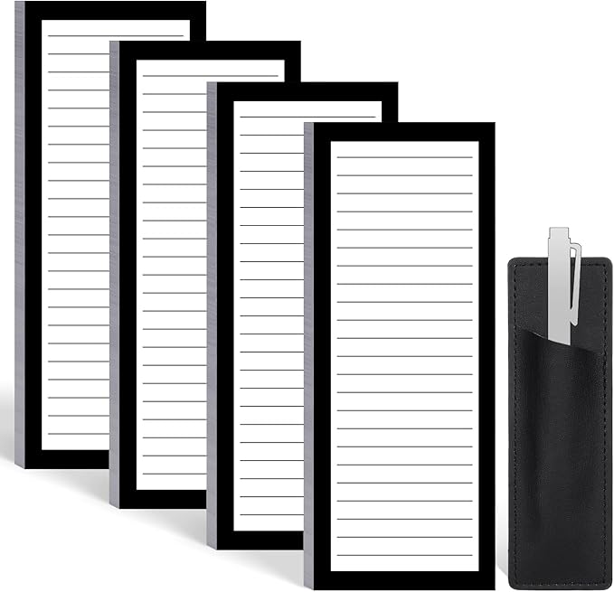 Thboxes 4 Pack Magnetic Note Pad by Thboxes