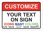 Custom Signs Outdoor Metal for Home Office Business, Personalized, Man Cave by avgrafx