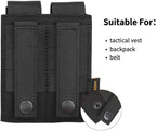 EXCELLENT ELITE SPANKER Molle Single/Double Pistol Mag Pouch Tactical Magazine - Image 5