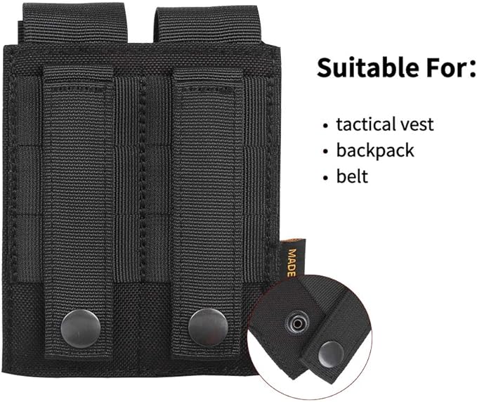 EXCELLENT ELITE SPANKER Molle Single/Double Pistol Mag Pouch Tactical Magazine - Image 5