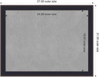 Amanti Art Black Framed Magnetic Board 21x27 Medium Vision Board - Image 2