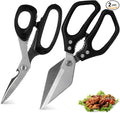 2-Piece Kitchen Scissors Stainless Steel Cooking Shears, Vegetables and Poultry by Unknown