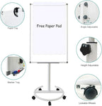 BIBOC Mobile Dry Erase Board – 36x24 inches Magnetic Portable Whiteboard Stand - Image 3