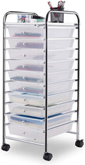 Giantex 10 Drawer Rolling Storage Cart Scrapbook Paper Office School Organizer by Giantex