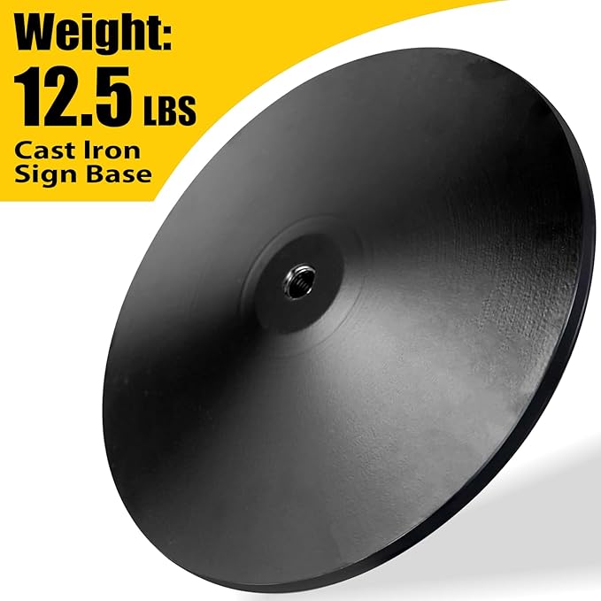 INNOVSIGN Heavy Duty Cast Iron Sign Post - Image 4