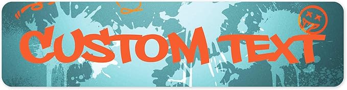 Custom Sign, Custom Street Sign, 11 Font Colors, 13 Font Styles, 4 Hole Options by MySignCenter