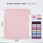 Bundle 10 Packs 6-Tab Letter Size Dividers - Image 2