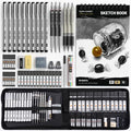 Four Candies 52pcs Art Supplies Sketching & Drawing Kit by FourCandies