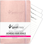 Undated Daily Planner to Achieve Your Goals 2025-2026 by GoalCrazy