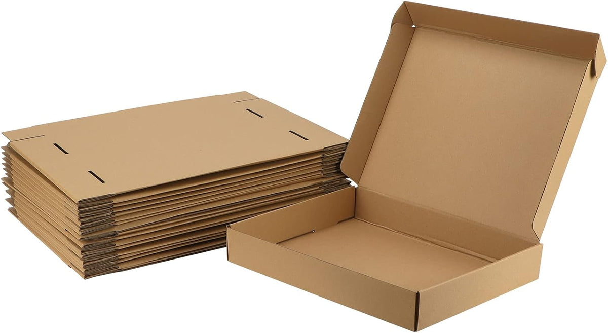 trwcrt shipping boxes 13x10x2 set of 20, corrugated, main product view