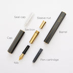YSTUDIO Stunning Classic Revolve Fountain Pen, Schmidt Gilded Nib, Best Pen - Image 3