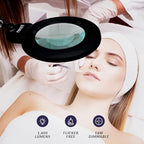 Neatfi XL Bifocal LED Magnifying Lamp, 7-Inch Acrylic Lens, 5D/20D Magnification - Image 5
