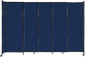 Versare Straightwall Sliding Portable Wall Partition | Freestanding Office by VERSARE