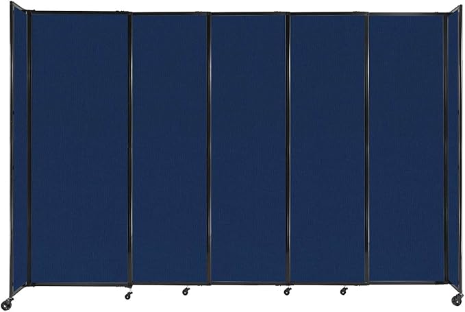 Versare Straightwall Sliding Portable Wall Partition | Freestanding Office by VERSARE