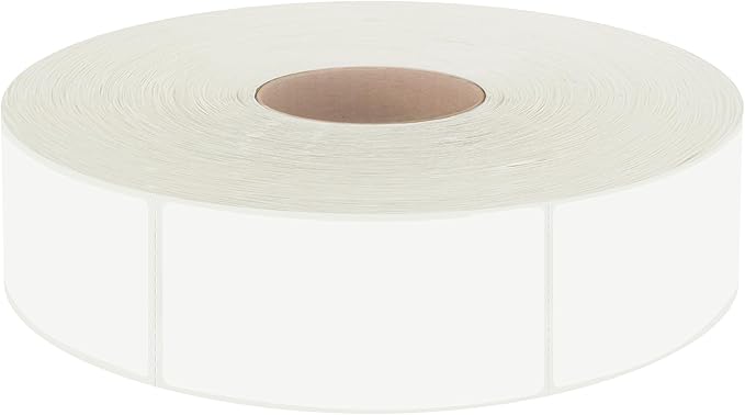 600 PCS White Rectangular Stickers, Blank Write On Labels Self-Adhesive by Stickyourhappymoment