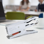 Rapesco 1626 Porpoise ONE Bypass Stapling Plier, 45 Sheet Capacity, Chrome | Bypass Stapling System, All-Metal Construction, Includes 1000 High Capacity 5/16" Staples, Storage Bag, 2-45 Sheet Range