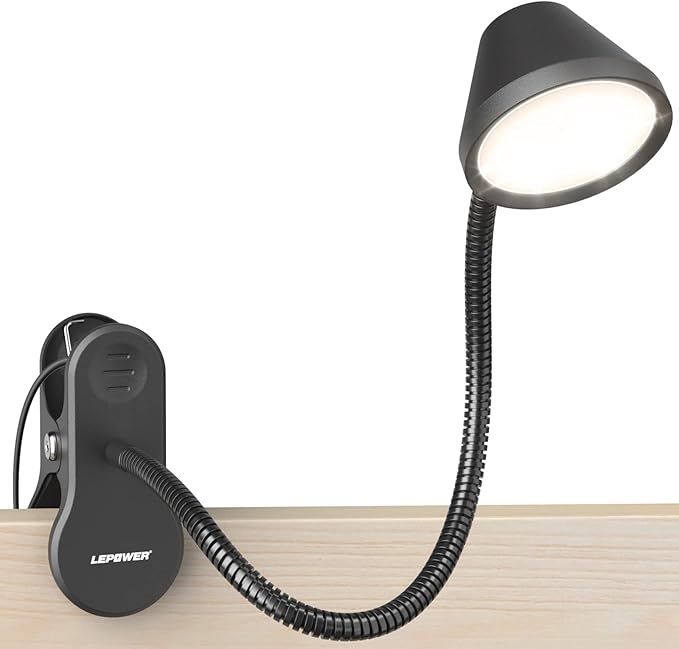 LEPOWER Clip on Light, Reading Lights by LEPOWER