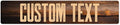 Custom Sign, Custom Street Sign, 11 Font Colors, 13 Font Styles, 4 Hole Options by MySignCenter