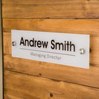 Personalized Office Door Sign, Custom Acrylic Name Plate - Image 4