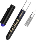 EYEYE Fountain Pens for Writing, 8 Pack Blue Fine Point Pens Disposable - Image 8