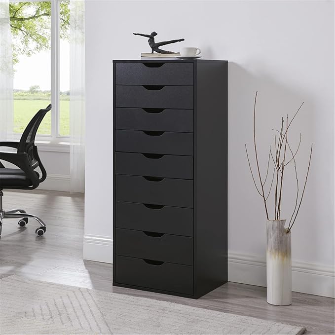 Naomi Home Bianca 9-Drawer Craft & Office Storage Cabinet, Ample Space in by NaomiHome