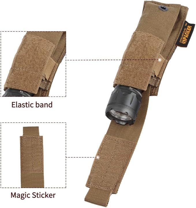 EXCELLENT ELITE SPANKER Molle Single/Double Pistol Mag Pouch Tactical Magazine - Image 4