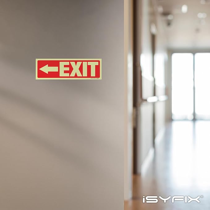 iSYFIX Exit Stickers Signs - Image 5