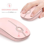 VssoPlor Wireless Mouse, 2.4G Slim Portable Computer Laptop Mouse - Image 3